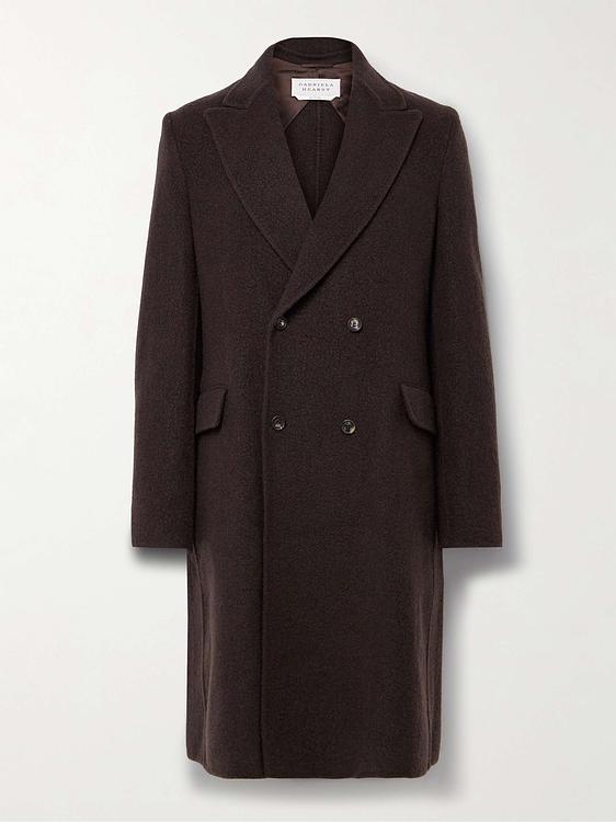 Dark brown coat from Gabriela Hearst
