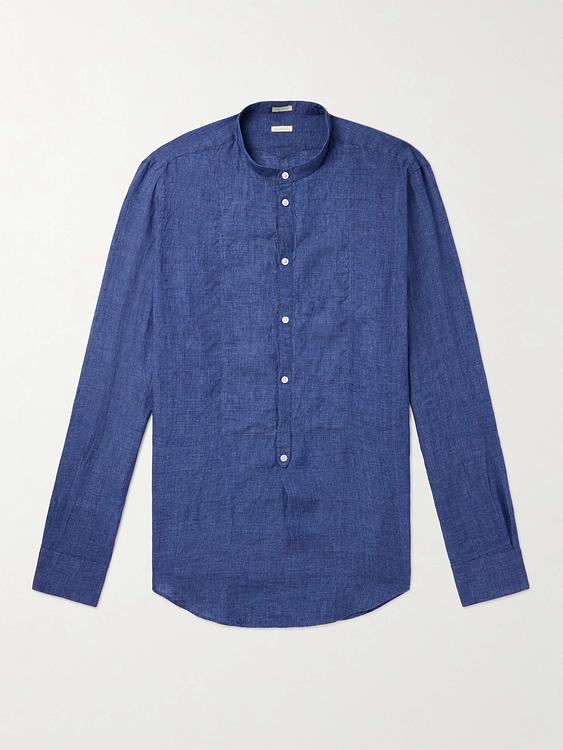 Blue casual shirt from Massimo Alba