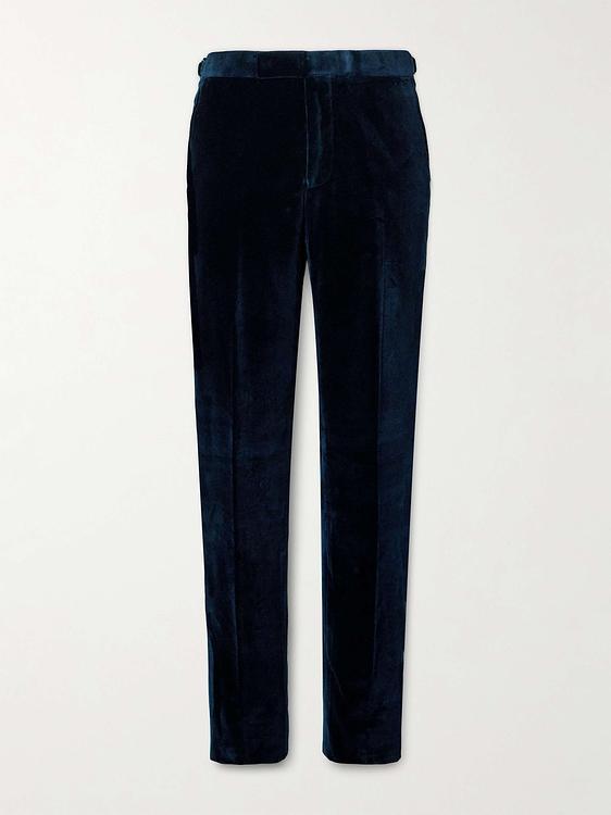 Black tuxedo trousers from Richard James