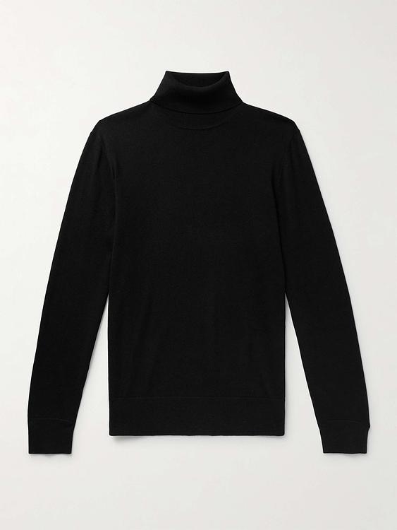 Black turtleneck from Gabriela Hearst