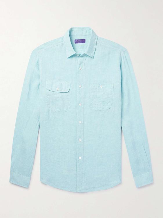 Light blue casual shirt from Ralph Lauren Purple Label
