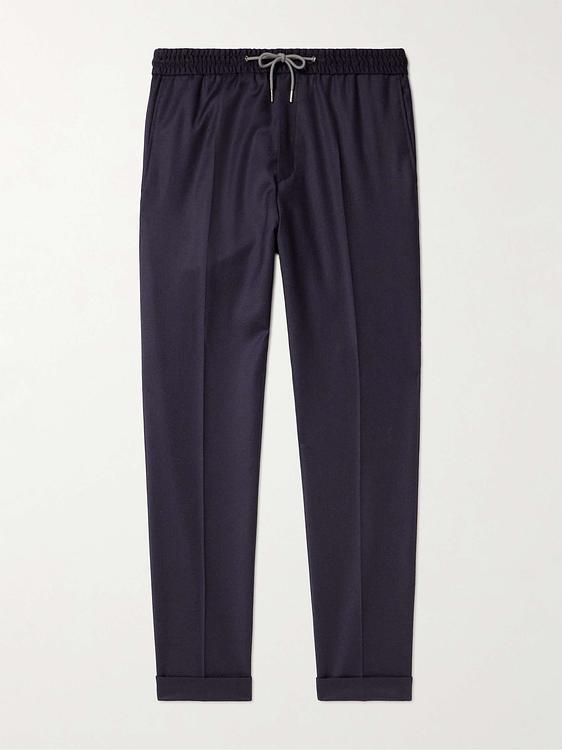 Black drawstring trousers from Paul Smith
