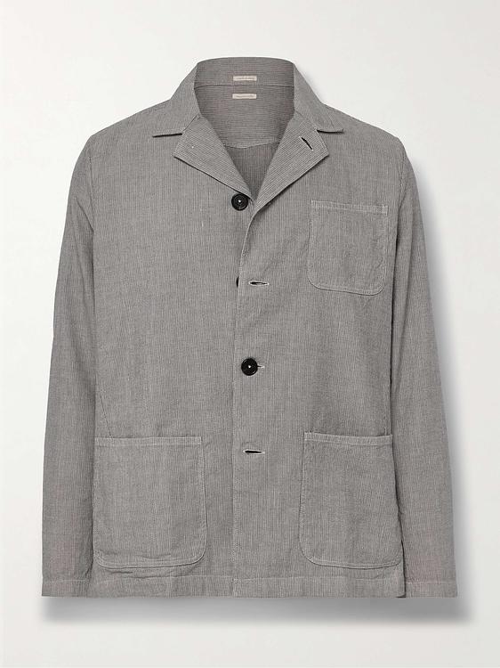 Grey overshirt from Massimo Alba