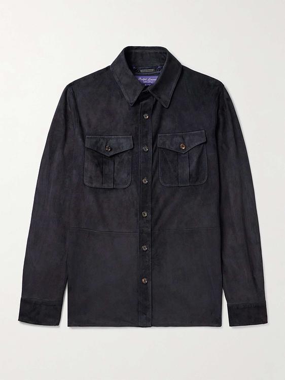 Black leather jacket from Ralph Lauren Purple Label