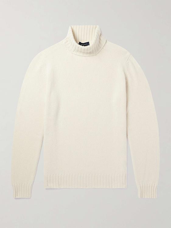 White turtleneck from Thom Sweeney