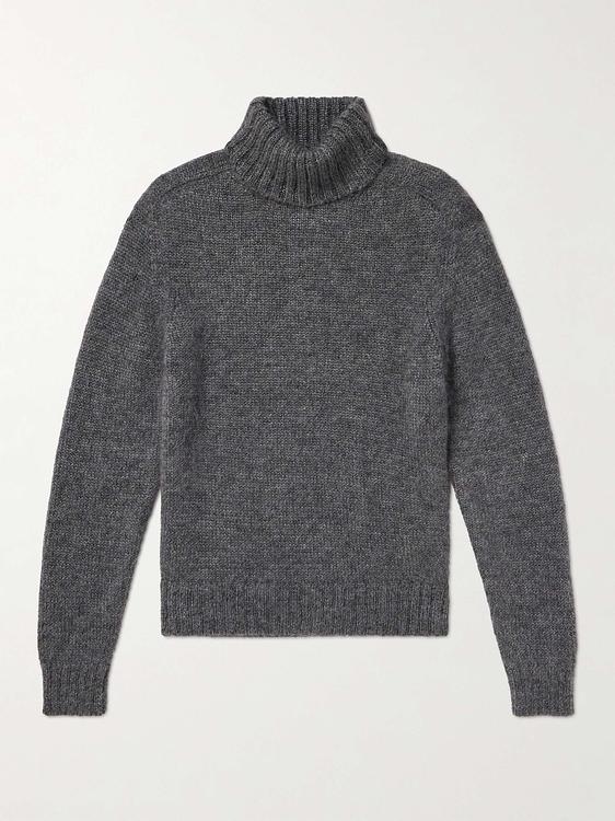 Dark grey turtleneck from Tom Ford