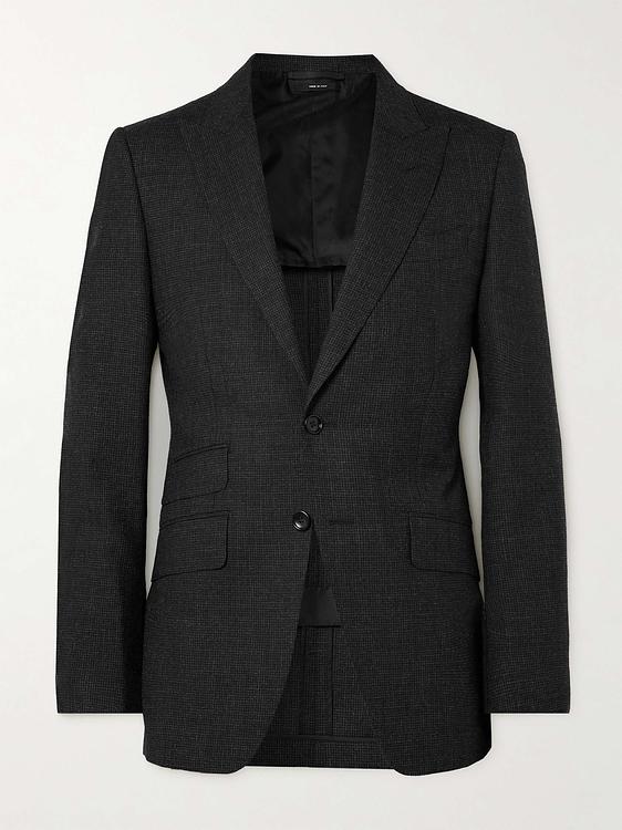 Black suit jacket from Tom Ford