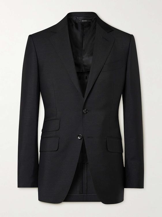 Black suit jacket from Tom Ford