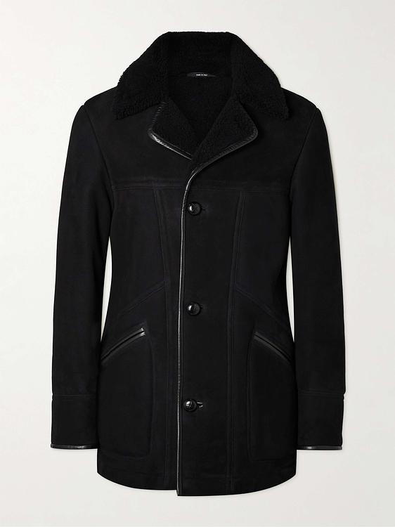 Black coat from Tom Ford