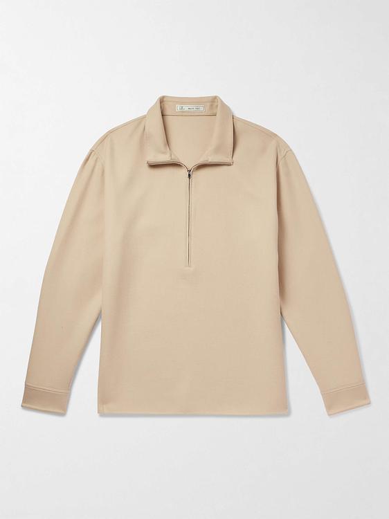 Beige half-zip from Umit Benan B+