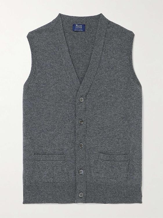 Dark grey pullover from William Lockie