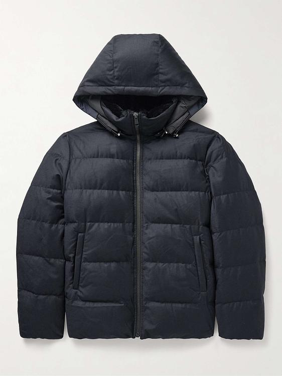 Black down jacket from Yves Salomon