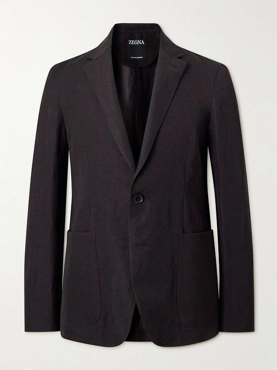 Black suit jacket from Zegna