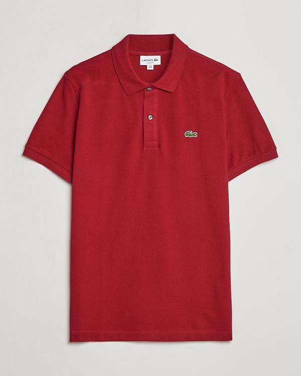 Red short sleeve polo shirt from Lacoste