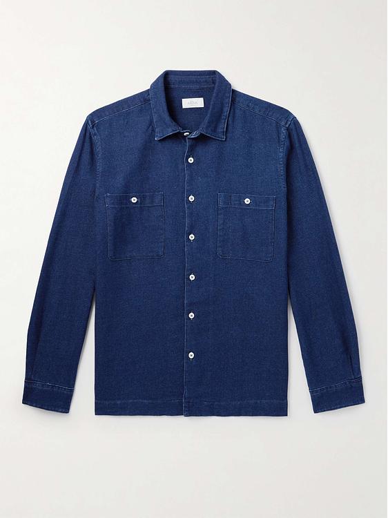 Dark blue casual shirt from Altea