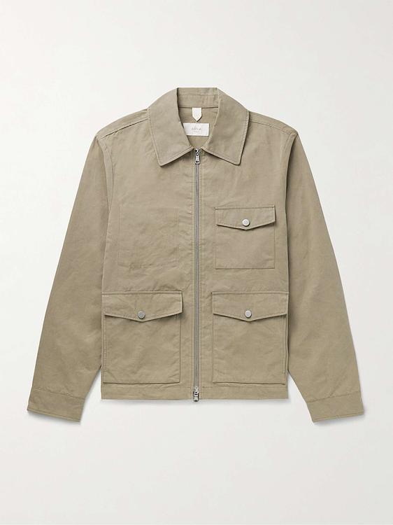Taupe casual jacket from Altea