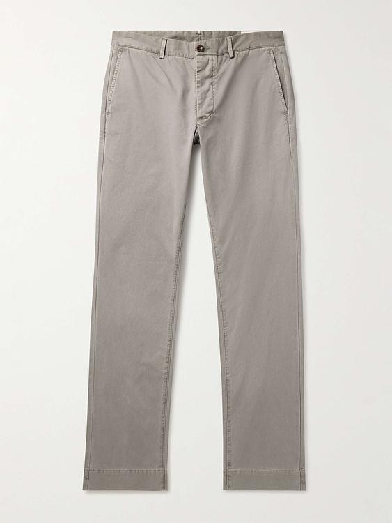 Grey chinos from Sid Mashburn