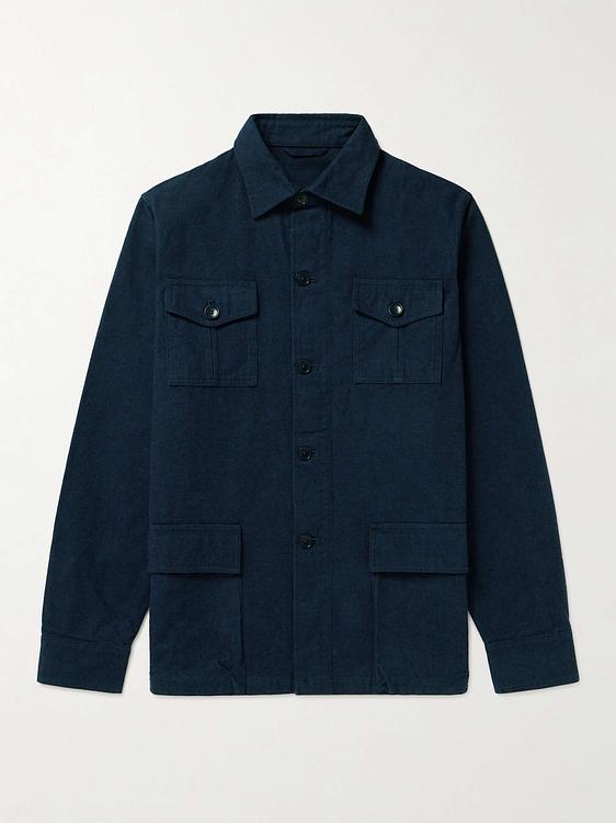 Black overshirt from Sid Mashburn