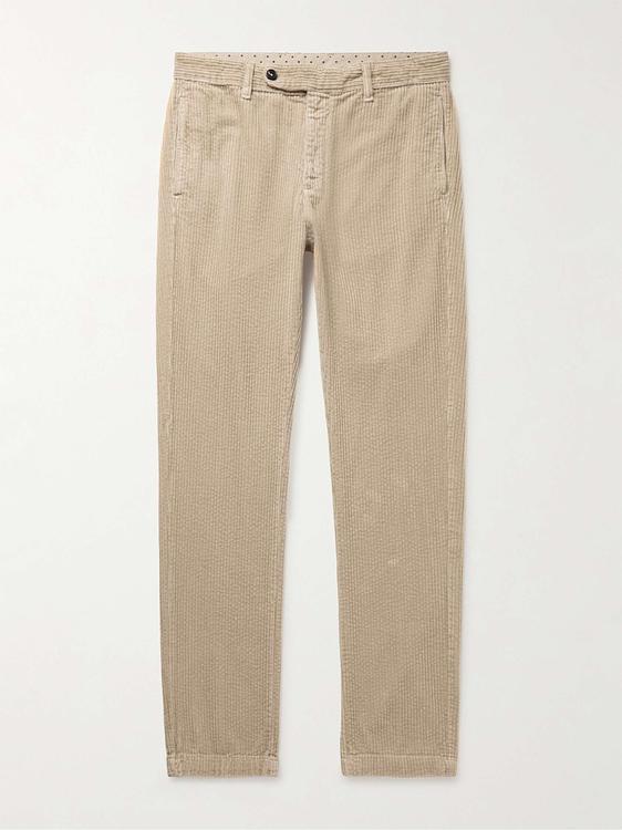 Taupe chinos from Massimo Alba