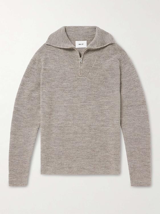 Beige half-zip from NN07