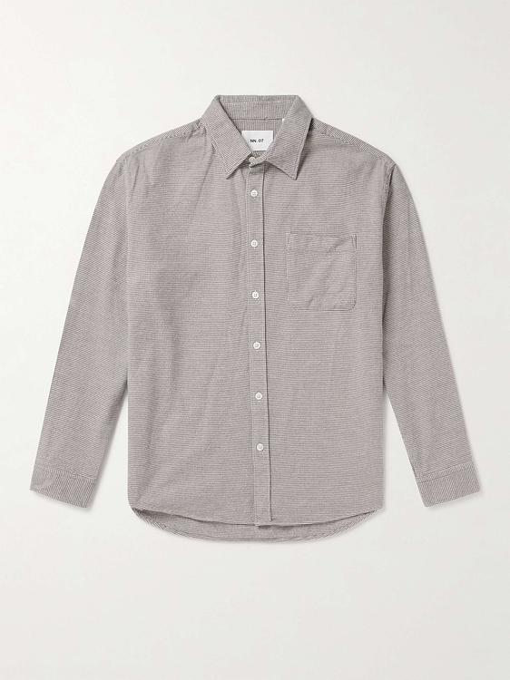 Checkered grey casual shirt from NN07