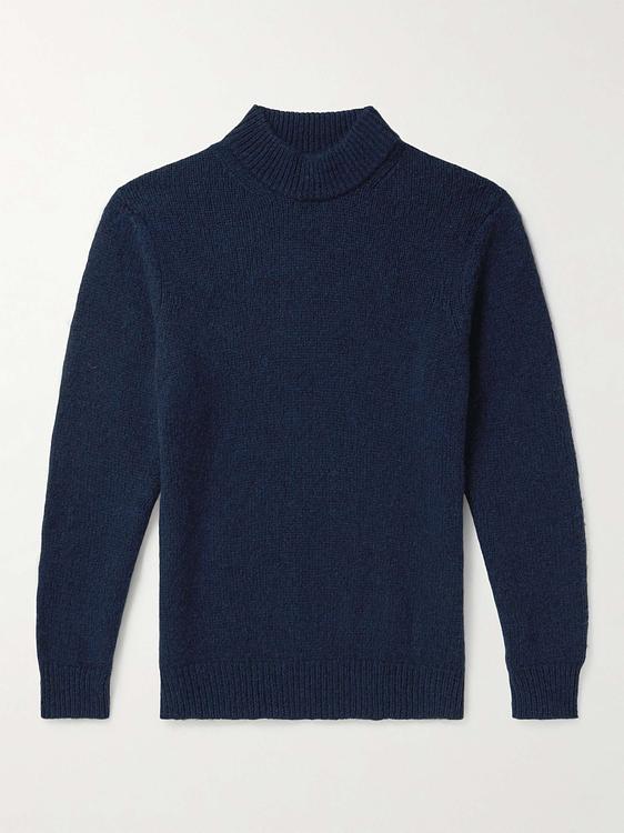 Dark blue turtleneck from NN07
