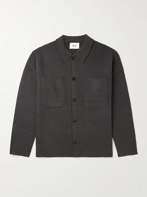 Dark grey overshirt from NN07