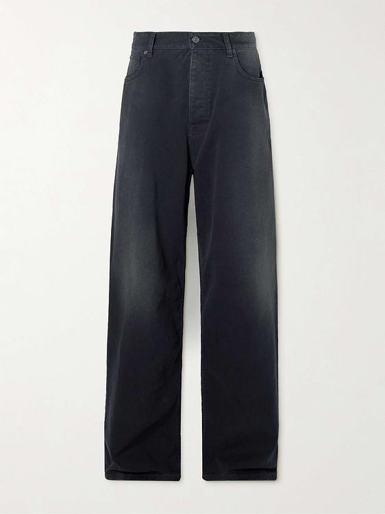 Black wide-leg jeans from Balenciaga