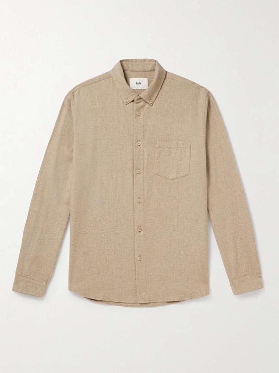 Taupe casual shirt from Folk