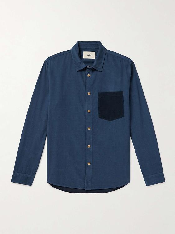 Dark blue casual shirt from Folk