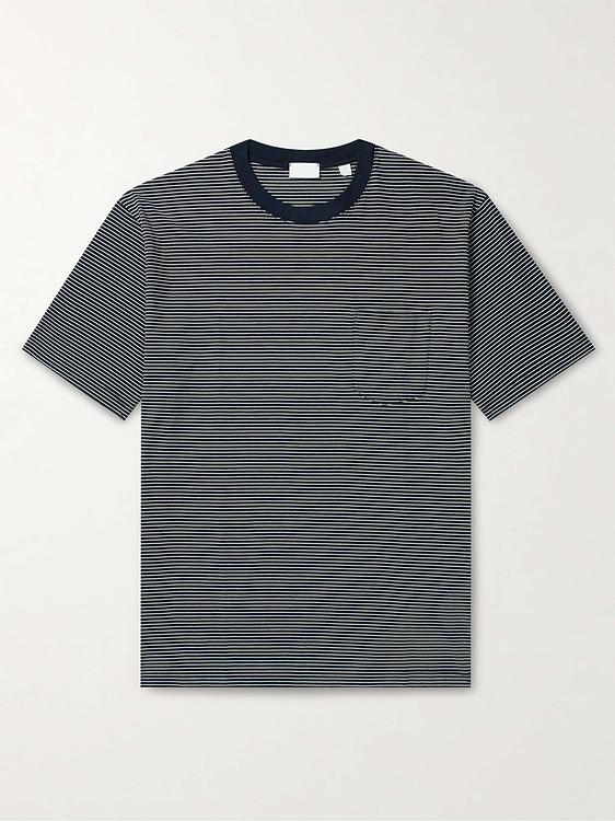 Striped black t-shirt from Handvaerk