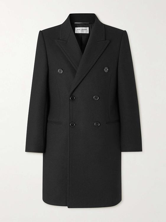 Black coat from Saint Laurent
