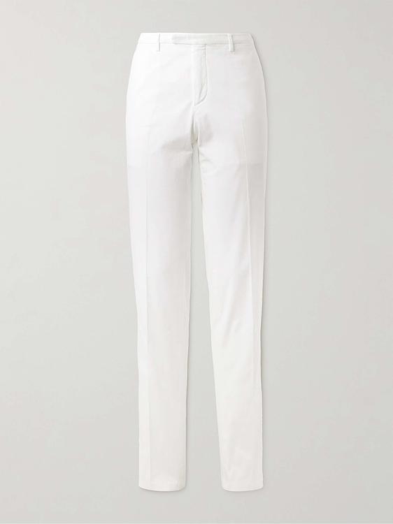 White formal trousers from Boglioli