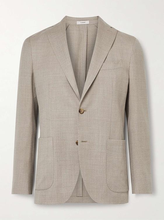 Taupe blazer from Boglioli