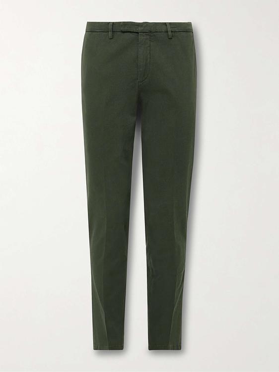 Dark green suit trousers from Boglioli