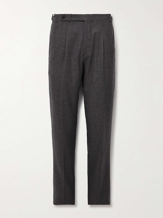 Dark grey suit trousers from Boglioli