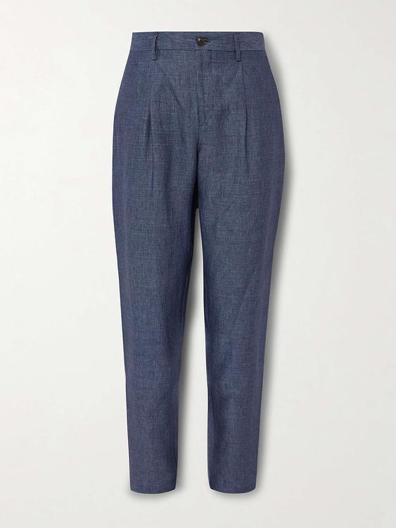 Blue chinos from Canali