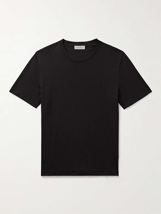 Black t-shirt from Canali