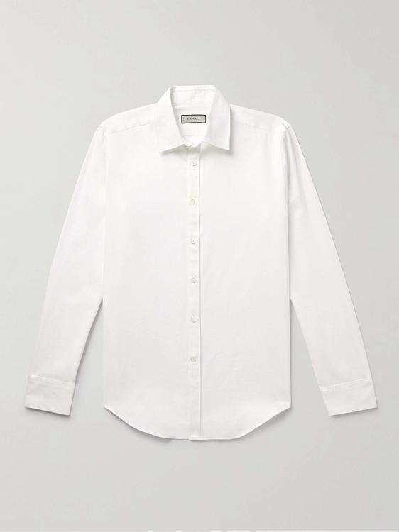 White casual shirt from Canali