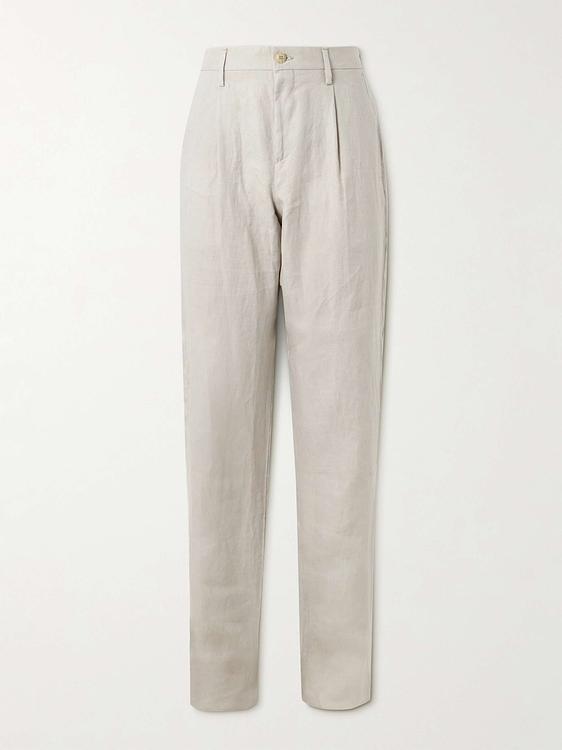 Beige formal trousers from Canali