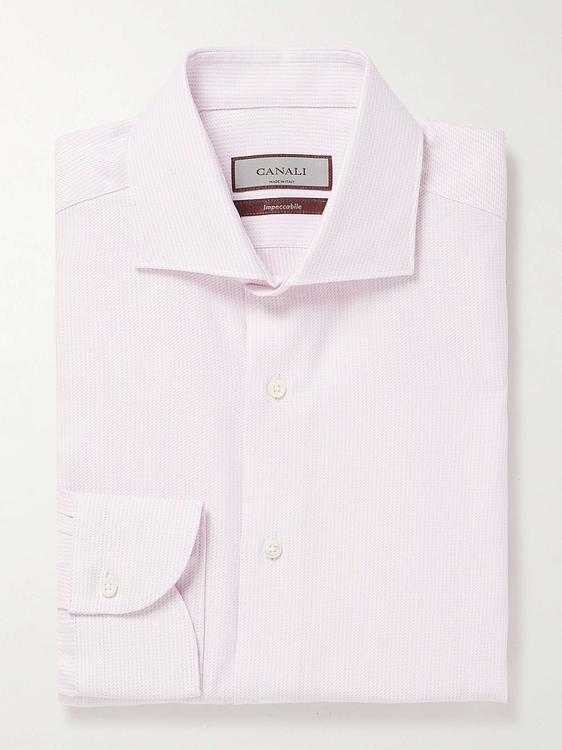 Light pink business shirt from Canali
