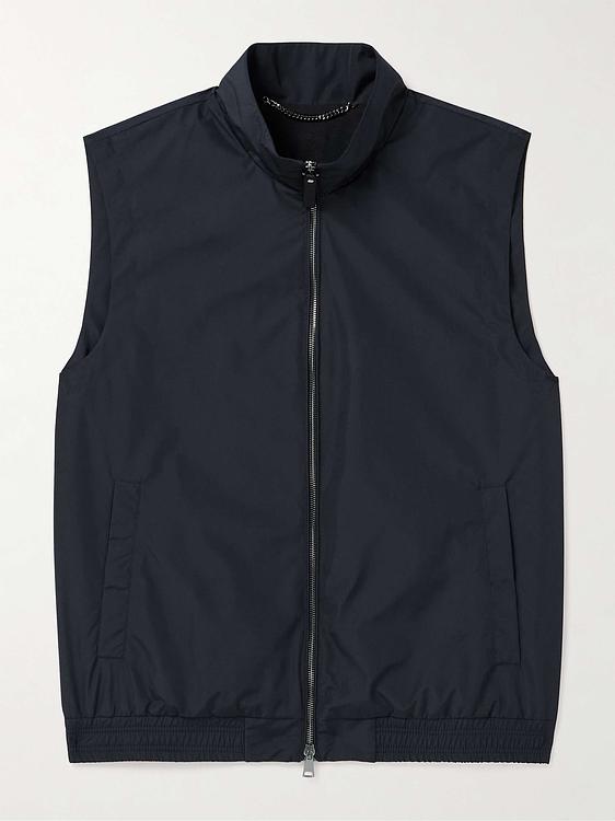 Black vest from Canali