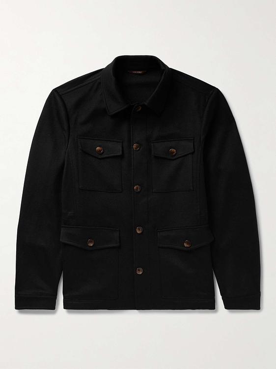 Black casual jacket from Canali