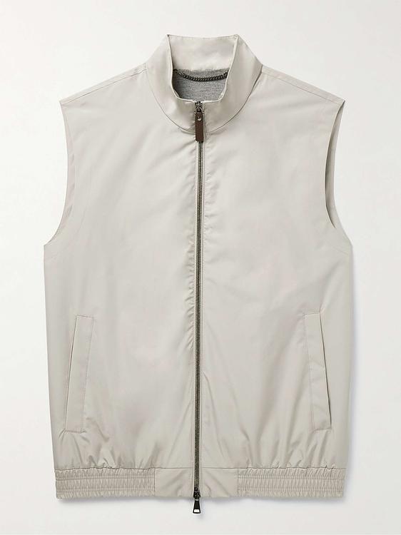 Beige vest from Canali