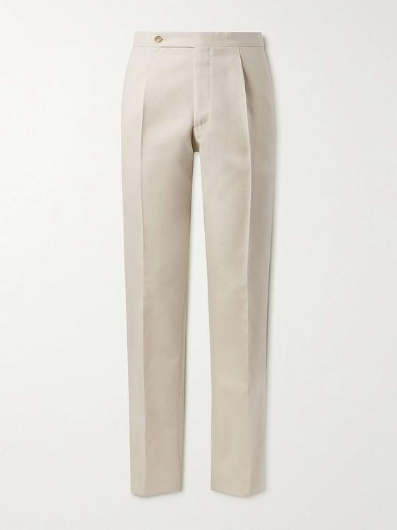 Beige chinos from De Petrillo