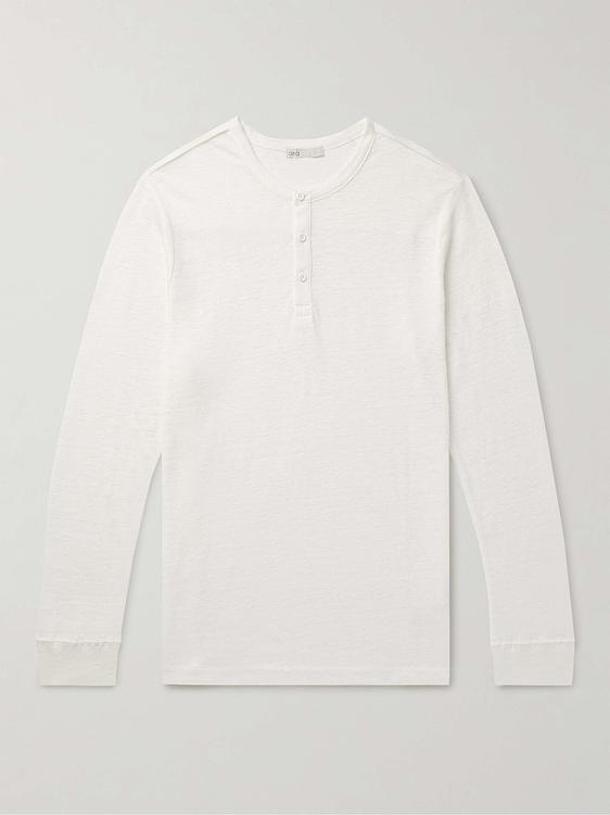White henley shirt from Onia