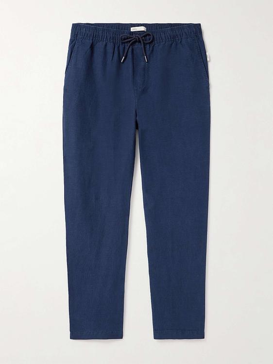 Dark blue drawstring trousers from Onia