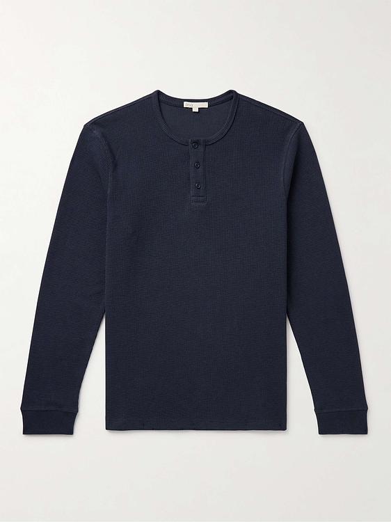 Black henley shirt from Onia