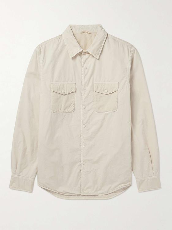 Beige overshirt from Aspesi