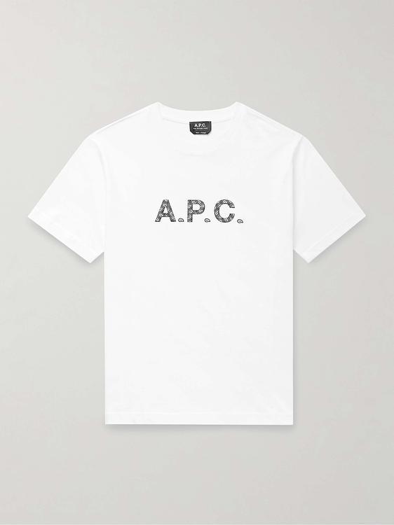 Print white t-shirt from A.P.C